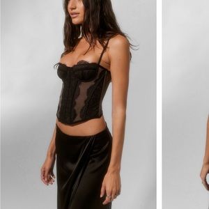 Urban out from under modern love corset black